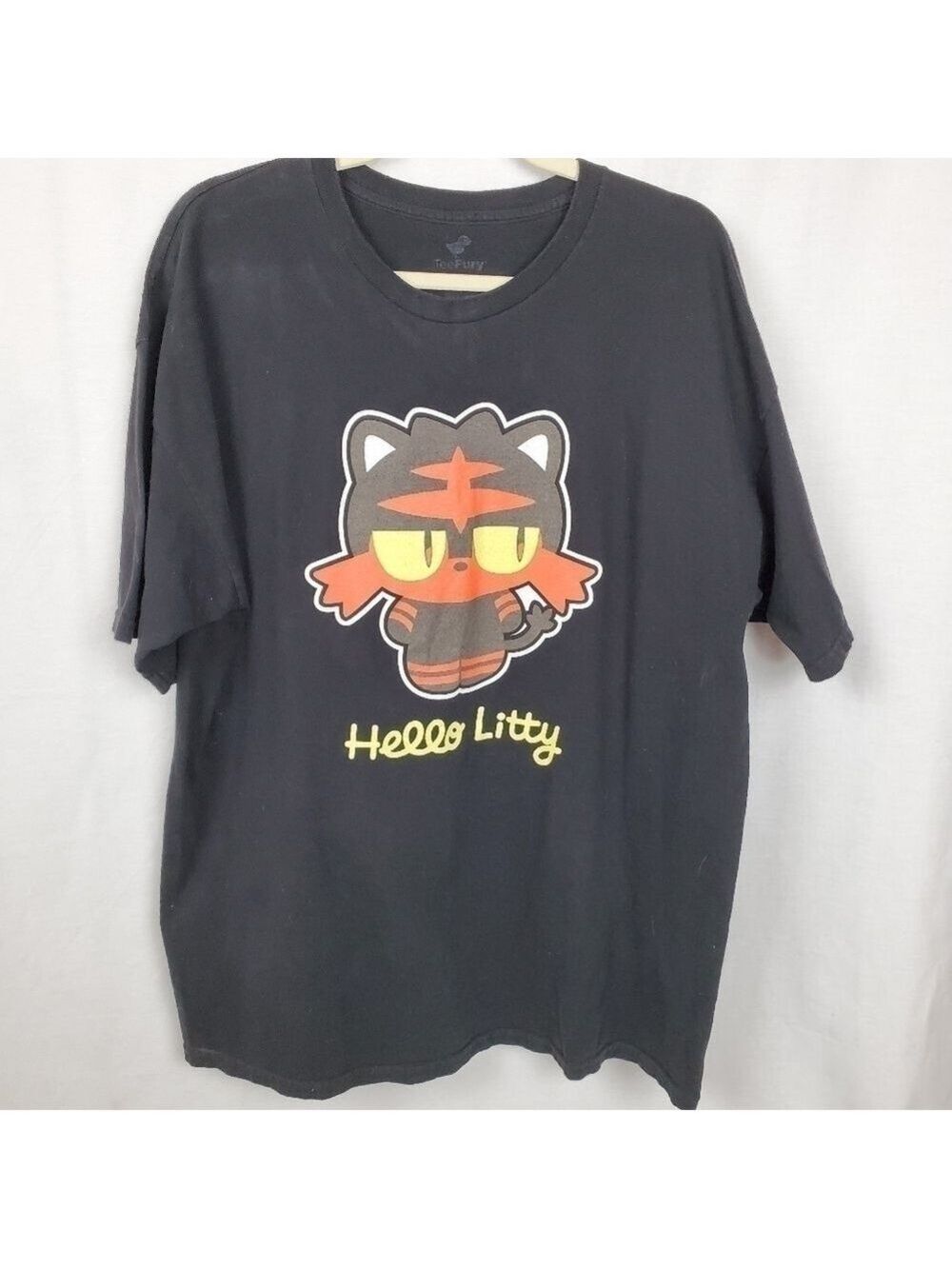 Hello Litty XL Pokémon Hello kitty mash up tshirt